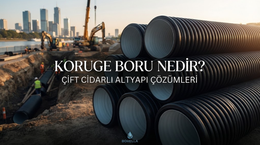 Koruge Boru Nedir? Çift Cidarlı Koruge Boru Özellikleri, Kullanım Alanları ve Avantajları