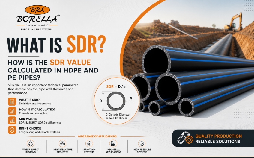 SDR Nedir? HDPE ve PE Borularda SDR Değeri Nasıl Hesaplanır?