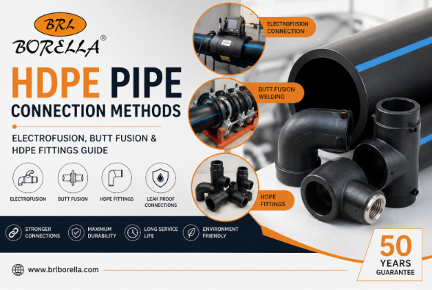 HDPE Boru Bağlantı Yöntemleri Nelerdir? Elektrofüzyon, Alın Kaynağı ve HDPE Fittings Rehberi