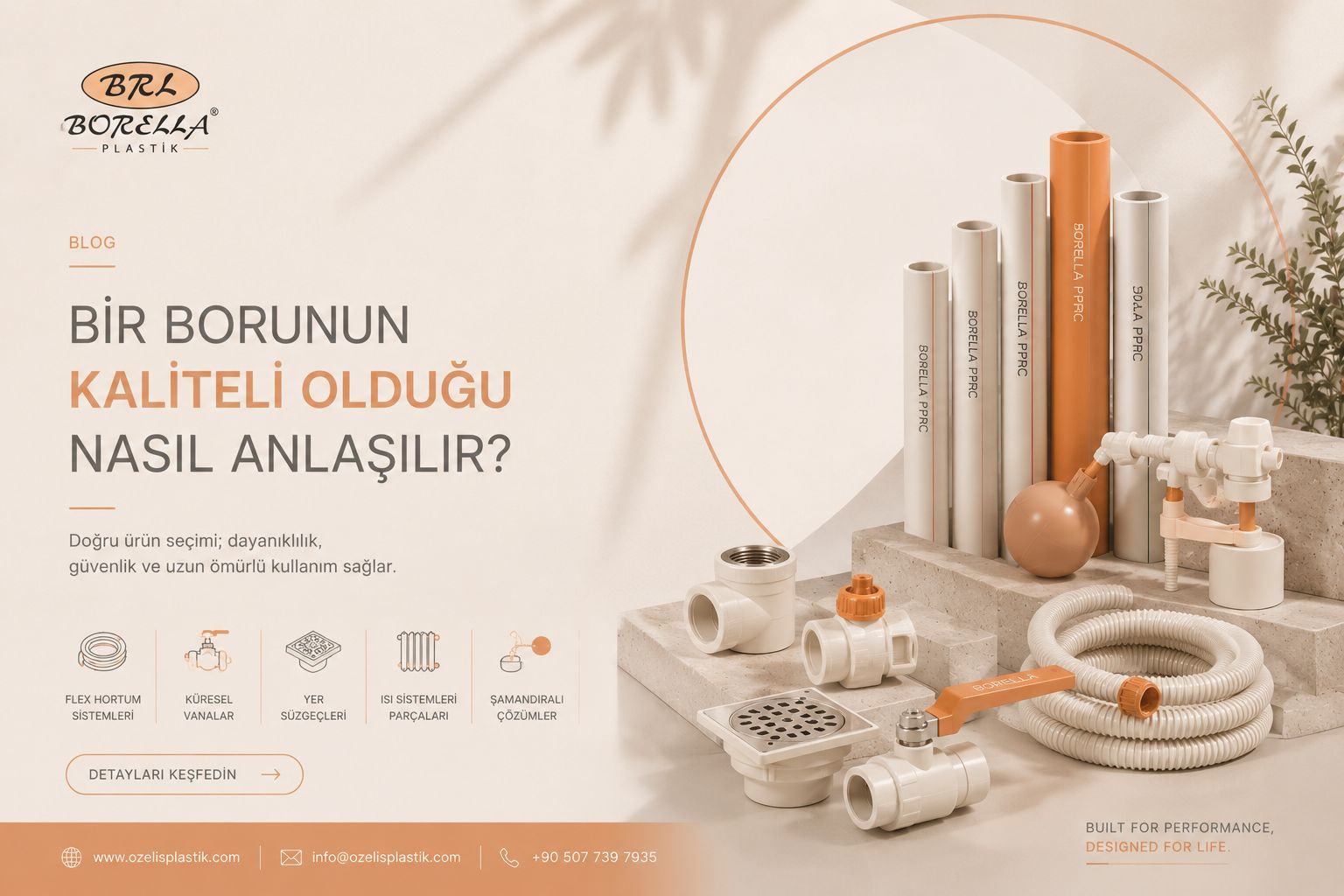 Modern Tesisat Sistemlerinde Yeni Nesil Çözüm: Borella PPRC & PVC Sistemleri