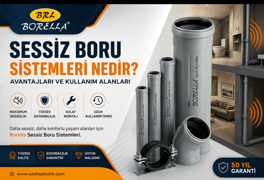 Sessiz Boru Sistemleri Nedir? Avantajları ve Kullanım Alanları